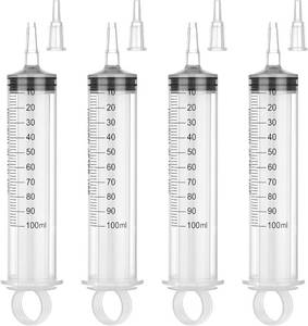 lot 4236 image: 100ml Large Syringe Without Needle, Thick Liquid Transfer Syringe, 10 Pack