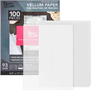 lot 4254 image: Paper Junkie Vellum Paper, 8.5 x 11 in, 100 Sheets, Translucent