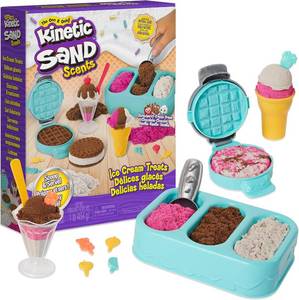 lot 4262 image: Kinetic Sand Scents Ice Cream Treats, Moldable Sand Sensory Toys, Ages 3