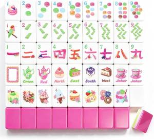 lot 4263 image: KOLIN 4-Layer American Mahjong Set, 160 Acrylic Tiles, Afternoon Tea  Missing 40 