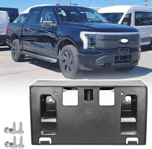 lot 4265 image: Ford F-150 Lightning Front License Plate Frame Bumper Bracket NL3Z17A385AA