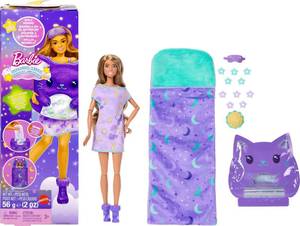 lot 4276 image: Barbie Party Unboxed Doll & Accessories, Sleepover Reveal Series