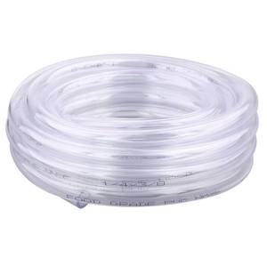 lot 4313 image: Clear Vinyl PVC Tubing 14 ID x 38 OD Flexible Food Grade Hose 10 ft