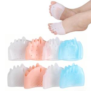 lot 4360 image: Jalopink Silicone Toe Separators & Spacers, Bunion Corrector, 4 Pairs