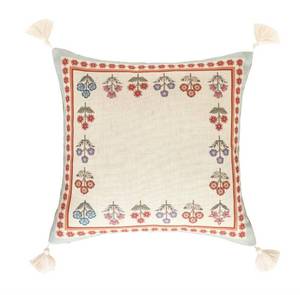 lot 4247 image: Bilin Gaier Square Linen Throw Pillow Cover 18 x 18