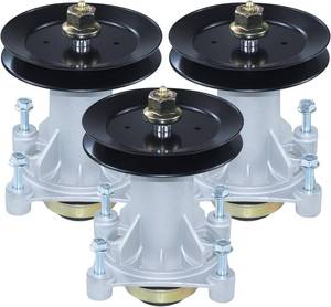lot 22505 image: GELASKA 3-Pack Spindle Kit with 153535 Pulley for Husqvarna Z254 54in