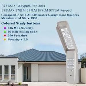 lot 22531 image: Garage Door Opener Keypad Wireless Keyless Entry Universal ...