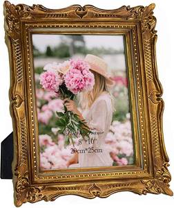lot 22538 image: PHAREGE 8x10 Vintage Bronze Picture Frame