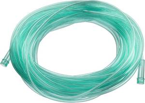 lot 22577 image: Oxygen Tubing - Green Crush Resistant Oxygen Tubes - Extra Long 50 Foot