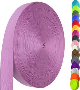 lot 22615 image: Nylon Webbing Strap 11.5, 12-26 Yards, Heavy Duty Multi-Color Selection