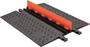 lot 22630 image: Checkers 2-Channel Low-Profile Drive-Over Cable Protector with ADA Ramp 46K