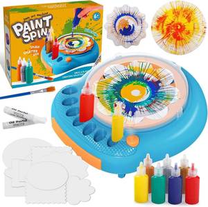 lot 22663 image: Spin Art Machine for Kids, Paint Spinner Arts & Crafts Kit for Ages 4-12