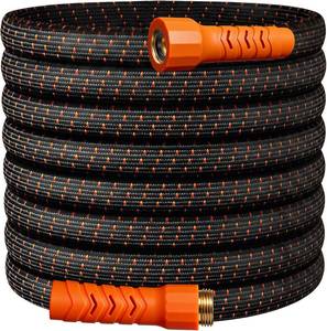 lot 22684 image: 10ft Garden Hose, Flexible, Kink-Free, Leak-Proof, Swivel Handle, 34 in.