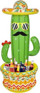 lot 22742 image: Triumpeek Inflatable Cactus Cooler, 55 Fiesta Ice Bucket