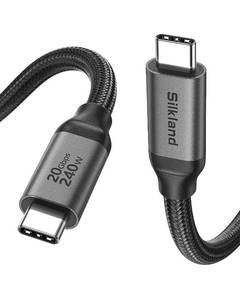 lot 22749 image: Silkland USB C Monitor Display Cable 3.3FT, 8K30Hz, 4K144Hz 5K 60Hz Video
