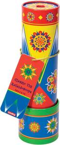 lot 22763 image: Schylling Classic Tin Kaleidoscope - Pattern-Changing Toy with Beads