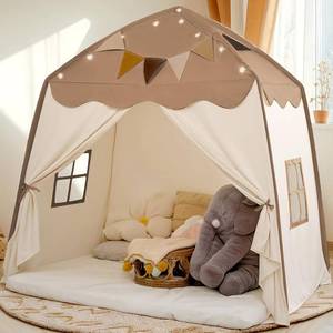 lot 22873 image: Little Dove Extra Large Kids Play Tent, Portable Foldable Teepee, 59x39x59