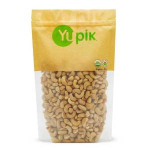 lot 22895 image: Yupik Organic Raw Cashews, 2.2 lb, Kosher, Gluten-Free, Unsalted, Non-GMO