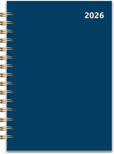lot 22909 image: 2026 Weekly & Monthly Planner, 5.5 x 8.5, Daily Organizer, Blue Hard Cover 2pack