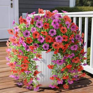 lot 22928 image: Artificial Fake Flowers Plants for Outdoor UV Resistant Summer Decoration
