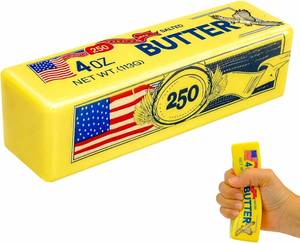 lot 22930 image: Slow Rising Butter Squishy, Realistic Soft Butter Stick, Fidget Toy (1pc-B)