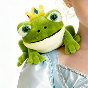 lot 22966 image: 3.93 Frog Magnetic Shoulder Accessory, Cute Plush Shoulder Buddy for Girls