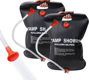 lot 22997 image: DkOvn 124 Pack 5 Gallons20L Solar Shower Bags