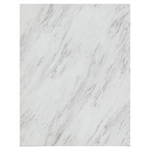 lot 5625 image: Carrara Marble Tile 4 MIL 12 in. W x 24 in. L Water Protection Peel and Stick Vinyl Tile Flooring (30 sq. ft.case) - Retail $51