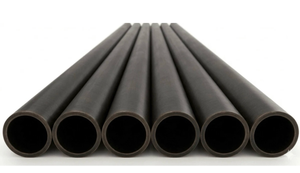 lot 5685 image: 6 ft closet pole matte black 8 pack - Retail $0