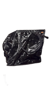 lot 5790 image: Black Tote Bag with Handles and wheels  - Retail $0