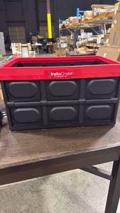 lot 5791 image: InstaCrate Grande by GreenMaker USA Collapsible Storage Crate - Retail $0