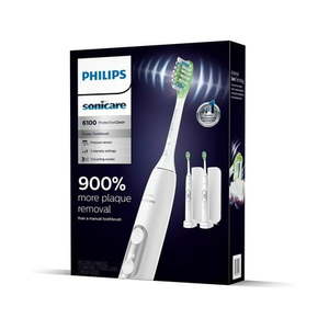 lot 5814 image: Philips Sonicare 6100 ProtectiveClean Power Toothbrush (4 pack) (needs new brush heads) - Retail $311