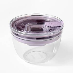 lot 5816 image: Salad Bento Food Storage Container Lavender - Figmint pack of 2 - Retail $12