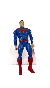 lot 5828 image: Superman Action Figure Blue Red Cape - Retail $0