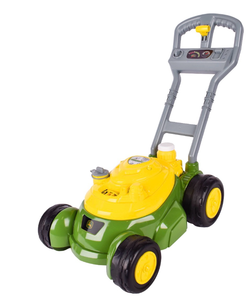 lot 5834 image: John Deere Kids Bubble N Go Mower Toy - Retail $0