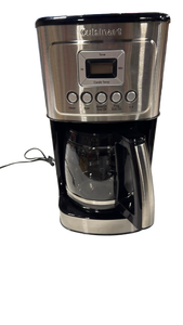 lot 5846 image: Cuisinart Programmable Coffee Maker with Carafe Temp Control - Retail $0