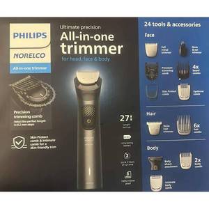 lot 5864 image: Philips Norelco Ultimate Precision All-In-One Trimmer - Retail $115