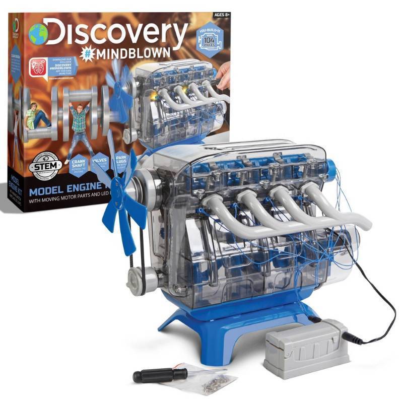 lot 4307 image: Discovery #Mindblown Model Engine STEM Science Kit - Retail $60