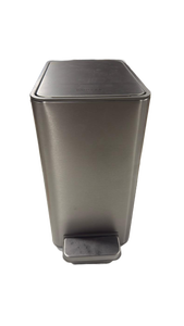 lot 5909 image: Kohler Rectangular Step Trash Can small  - Retail $0