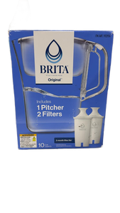 lot 5947 image: BRITA Original Water Filtration Pitcher 10 Cup Capacity with filter  - Retail $0