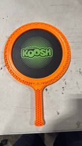 lot 5953 image: Original Koosh Paddle Ball Game Orange - Retail $0