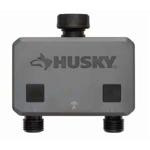 lot 5954 image: Husky Smart Watering Timer for Irrigation and Sprinklers Powered by Hub Space - Retail $80