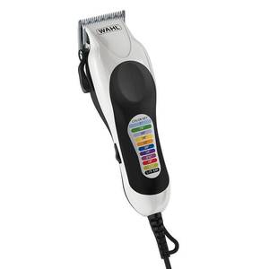 lot 5974 image: Wahl Color Pro Plus Corded Electric Hair Clipper Set with Color Coded Attachment Guards For Head, Neck, All Hair Types