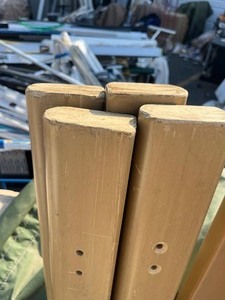 lot 154 image: Bundle or 4 Heavy Duty Weather Proof Solid PVC Round Edge 3 x 2 x 6 - Beige