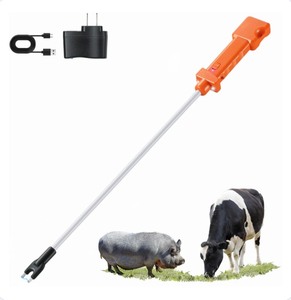 lot 50 image: OUTPHORCE Cattle Prod  Rechargeable, Waterproof Electric Livestock Prod with Dual LEDs