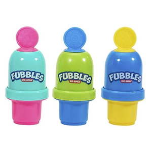 lot 20798 image: Fubbles No-Spill Mini Tumbler Bubble Set 3-Piece
