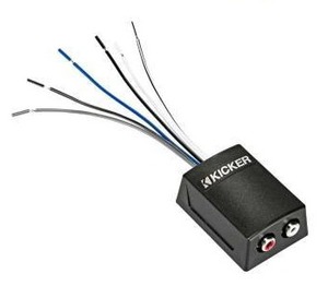 lot 20805 image: Kicker KISLOC2 Car Audio 2 Channel Line Output Converter w Remote Out Wire, 2 Pack