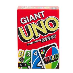 lot 20817 image: UNO Giant Card Game 108 Oversized Cards