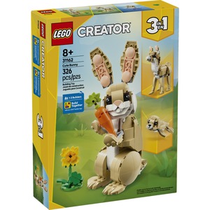 lot 20825 image: LEGO Creator 3in1 Cute Bunny Building Set 31162