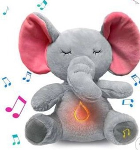 lot 20833 image: Anxiety Relief Plush Breathing Elephant